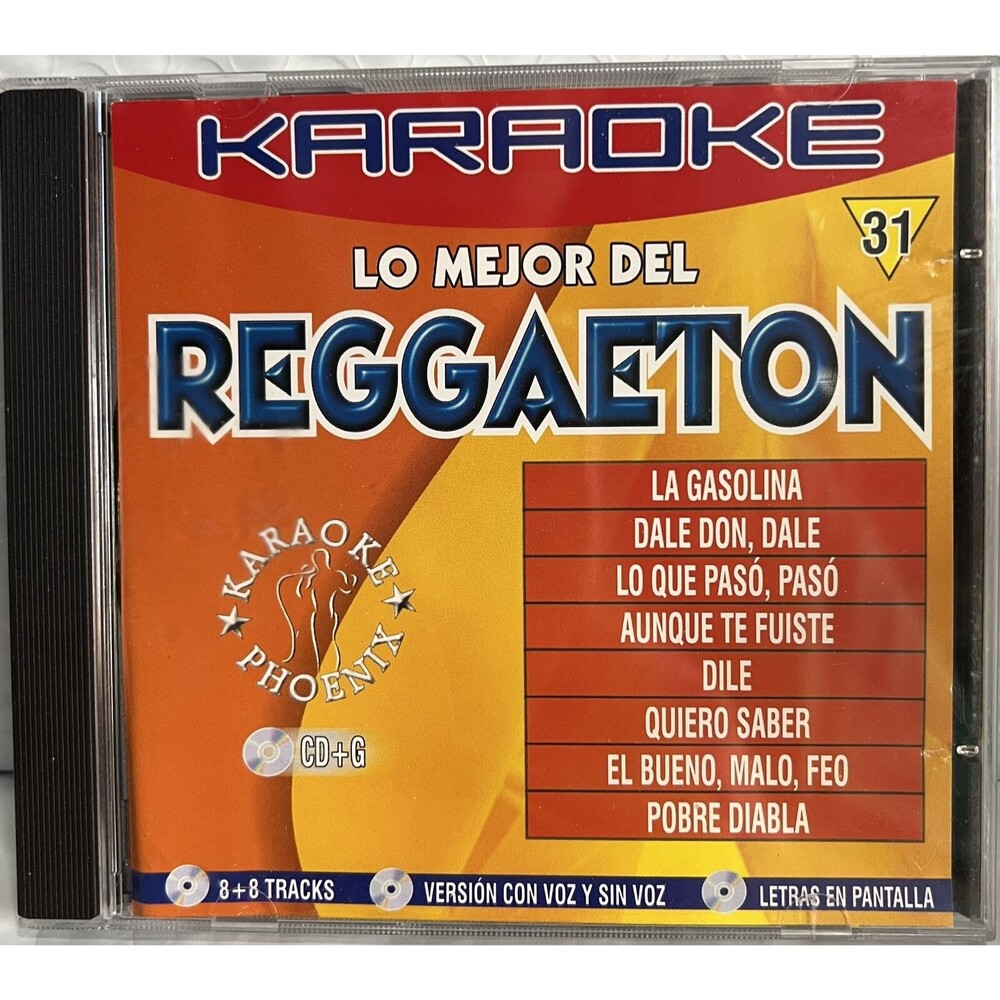 Lo Mejor Del Reggaeton 31 [Audio CD+G, 617091278029] Reggaeton Karaoke